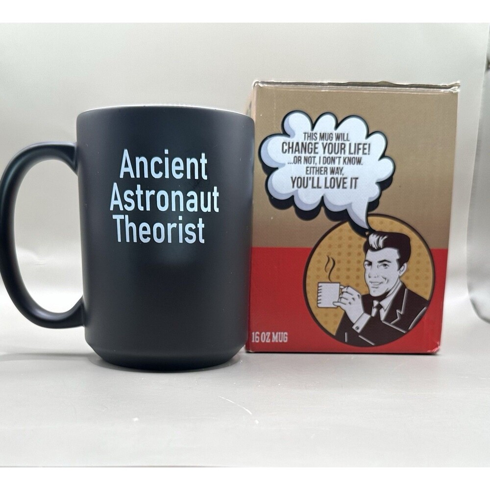 Ancient Astronaut Theorist Heat Sensitive Mug 16 oz Color Changing Funny Gift